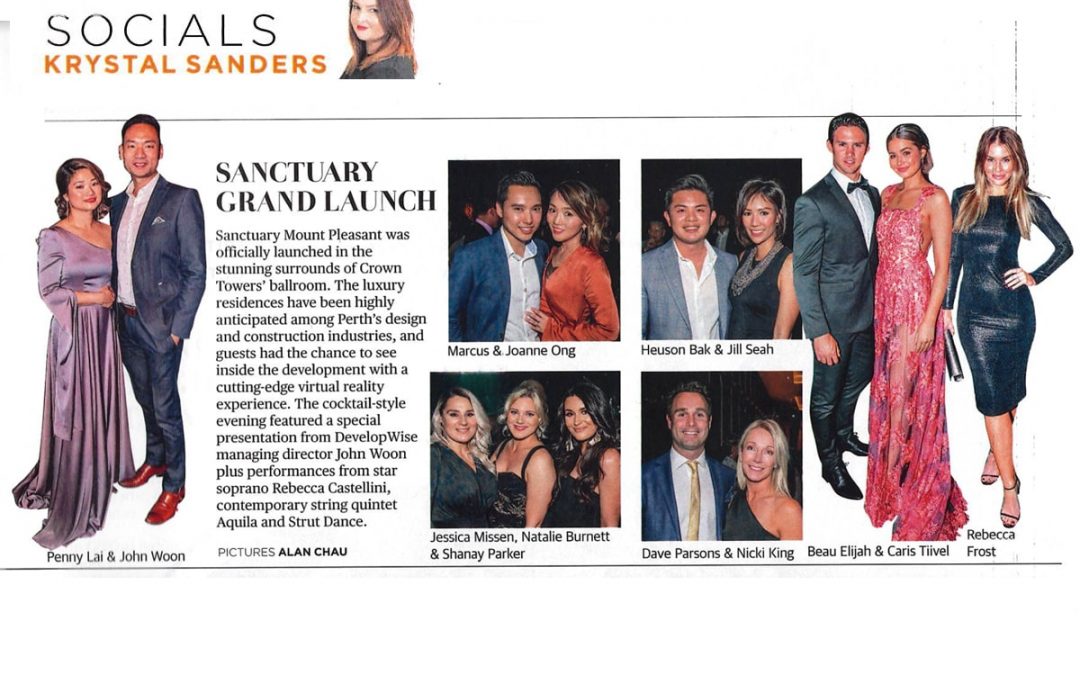 Sanctuary Grand Launch featured on the Sunday Times Magazine