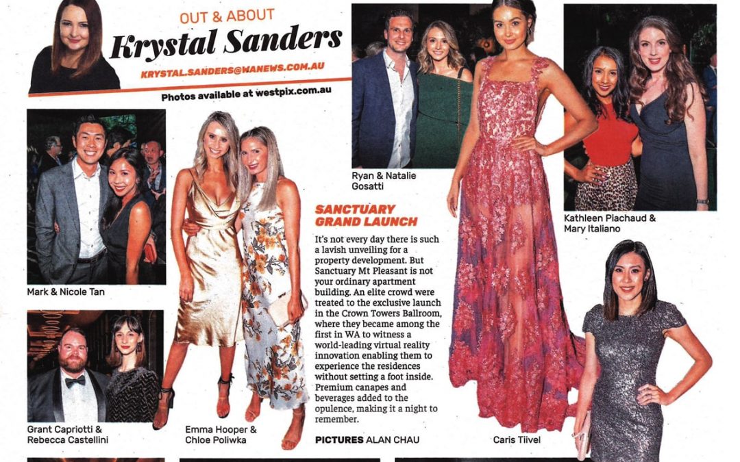 Sanctuary Grand Launch featured on the Weekend West’s Out & About