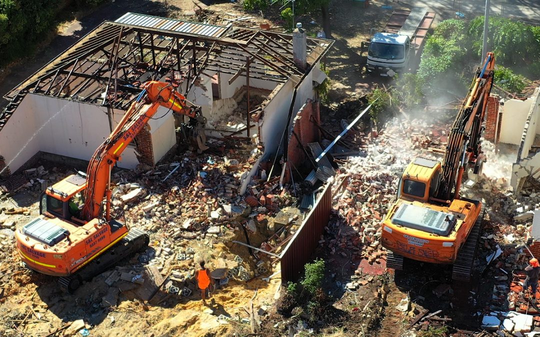 Demolition Paving the Way for Sanctuary Mount Pleasant Apartments!