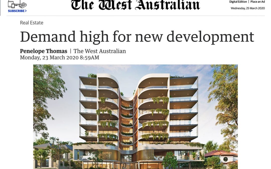 Sanctuary Featured on The West Australian: “Demand High For New Development”